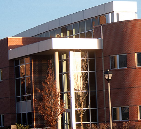 The Jepson Center in the sunlight